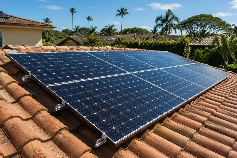Installation de panneaux solaires à Domazan